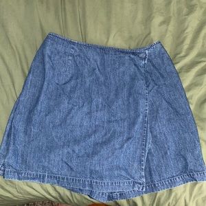 Vintage Denim Skort